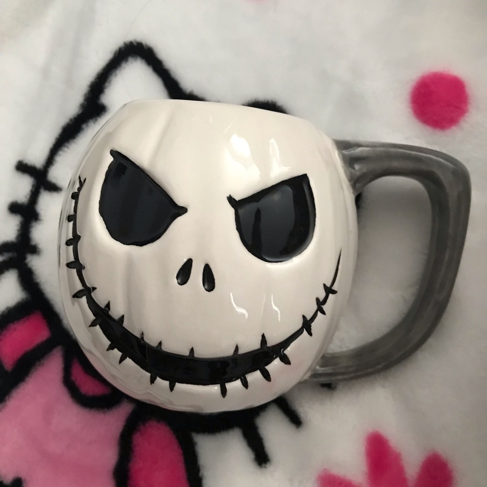 Zak! Nightmare before Christmas Jack Skellington Halloween mug, NEW!